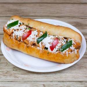 Grilled Paneer Hot Dog