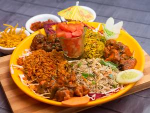 Chicken Three Treasure Rice