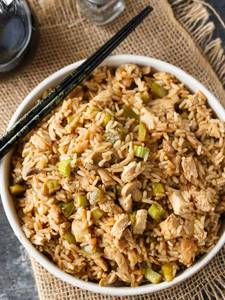 Schezwan Chicken Rice