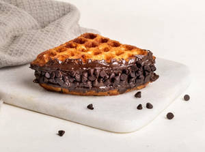 Belgian Dark Chocolate Waffle Sandwich