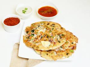 Onion Chilli Set Dosa (Served With Butter)
