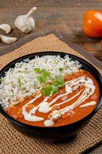 Smoky Butter Chicken Rice Bowl