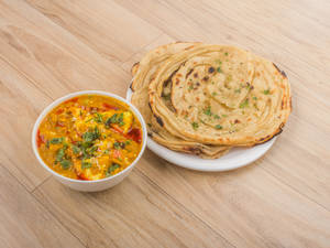 Shahi Paneer + 2 Laccha Paratha