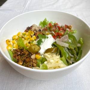 Fajita Veggies Salad Bowl