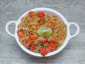 Egg Manchurian Fried Rice