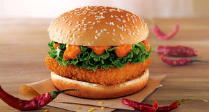 Special Paneer Grill Burger