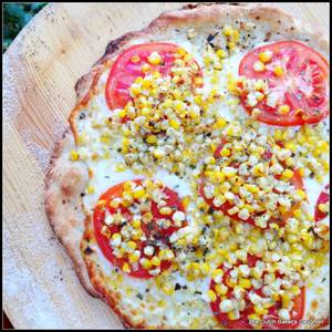 7" Tomato + Sweet Corn Pizza