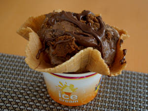 Nutella Brownie Ice Cream