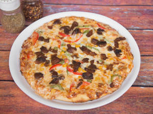 Medium Barbeque Mushroom Pizza