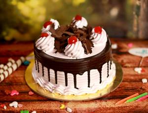Eggless Black Forest cake {500Gm}