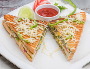 Veg Cheese Grilled Sandwich