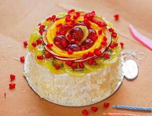 Eggless Butterscotch Fruit Cake