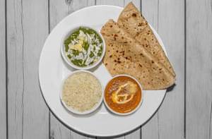 Ghee Fulka With Sabji