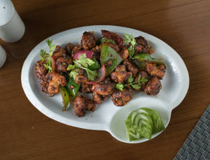 Mushroom Chilli Dry