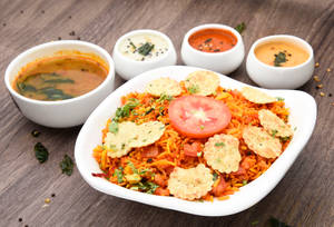 Tomato Rice Platter