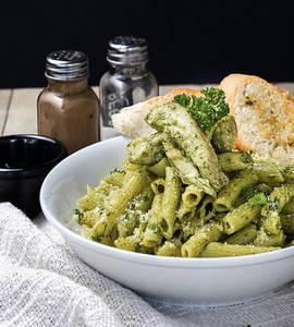Penne With Basil Pesto