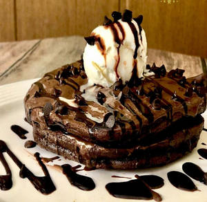 Dark Chocolate Choco-chip Pancake