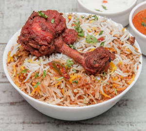 Chicken Lollipop Biryani