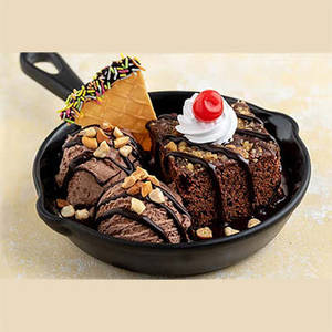 Choco Brownie Fudge  Sundae