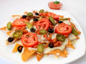 Veg Nachos Supreme