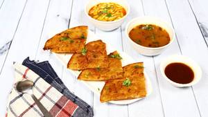 Pyaz Paratha Thali