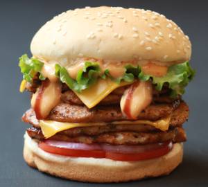 Chicken Double Patty Burger