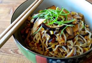 Mushroom Noodles