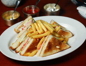 Vegetarian Club Sandwich