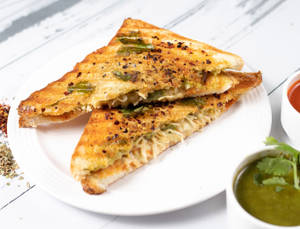 Cheese chutney grilled sandwich