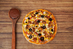 Cheesiest Goldern Corn Pizza