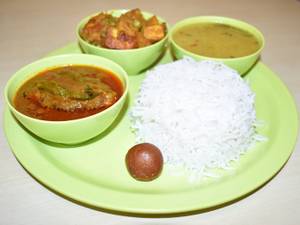 Rohu Fish Thali