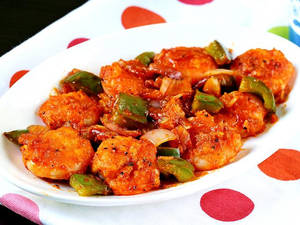 Chilli Garlic Prawn Dry