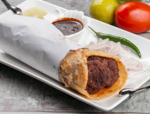 Mutton Galouti Kebab Roll                                                         