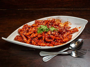 Honey Chilly Potatoes