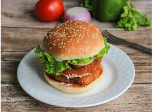 Double Smoked House Veg Burger