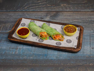 Grilled Masala Cottage Cheese Wrap