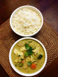 Prawn Thai Curry: Red/Green
