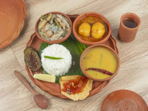 Egg thali