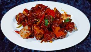 Chilly Chicken Dry(14 Pcs)