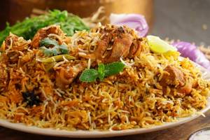 Handi Chicken Hyderabadi Dum Biryani