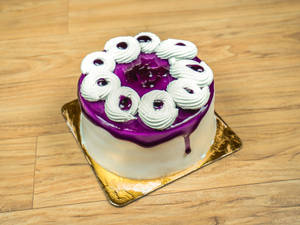 Blueberry Cake (Eggless)