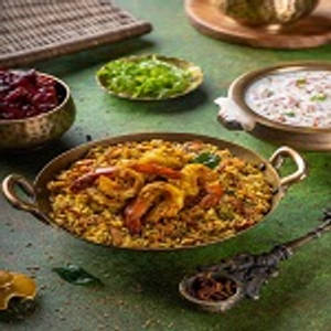 Zambar Prawn Biryani (Serves -2)