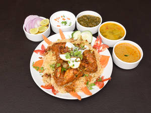 Chicken Wings Biryani ( 3 Chicken Wings)