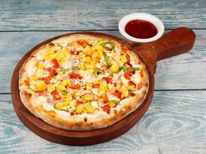 7" Deluxe Veggie Pizza
