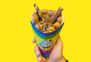 Kitkat Crunch Bubble Waffle