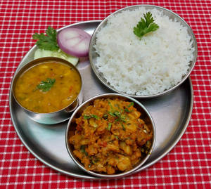 Dal Subji Rice Meal