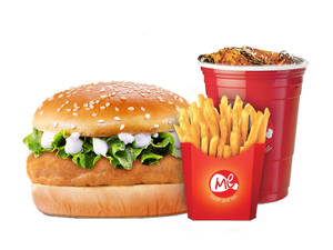 Classic Veg Burger + French Fries + Drink