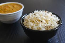 Plain Ghee Rice With Dal