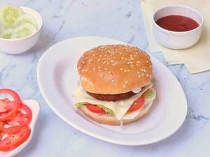 Veg Tikki Cheese Burger