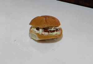 Veg Burger With French Fries